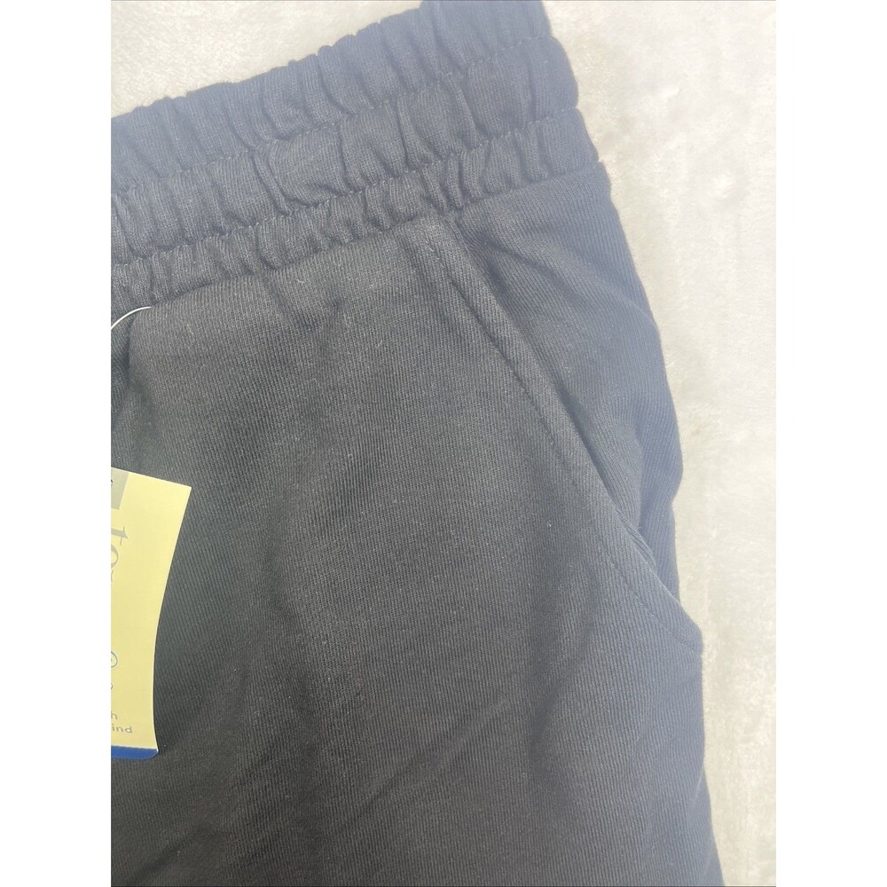 TERRA & SKY Drawcord Knit Shorts Sweat Black Size 4X 28W-30W NEW - Picture 5 of 10